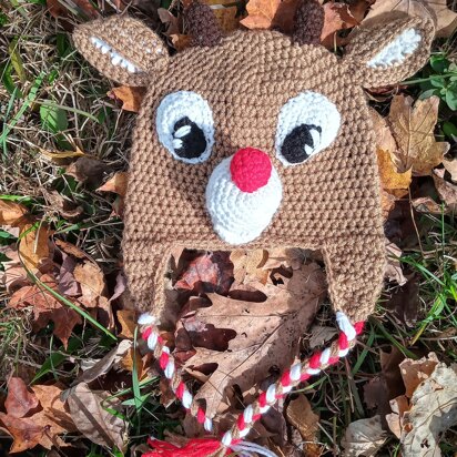 Rudolph Earflap Hat