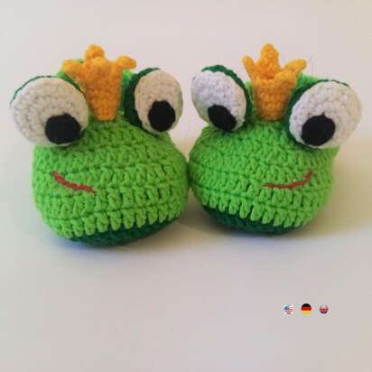 Newborn shoes Frog