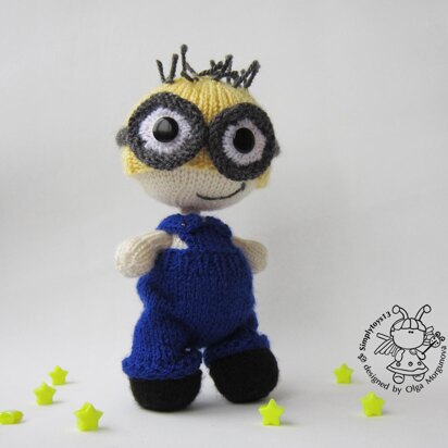 Pebble doll Minion