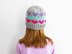 Colorful Hearts Beanie Hat Baby Children Women Men Toque Valentine's Day