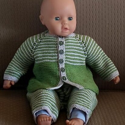 K704-Bicolor Baby Outfit