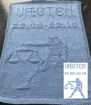 Nr. 560 Zodiac Libra guest towel