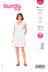 Burda Style Misses' Shift Dress with V-Neck B6048 - Paper Pattern, Size 8-18 (34-44)