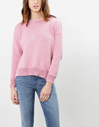 Emma Pullover aus Wool und the Gang Shiny Happy Cotton