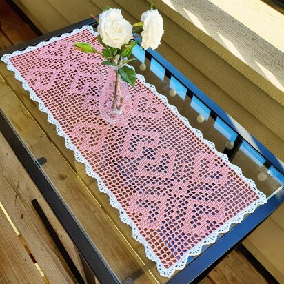 Heart Table Runner