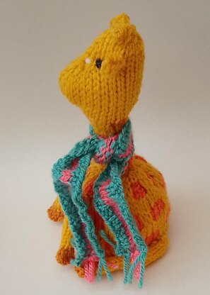 Giraffe in a Scarf Chocolate Orange Cosy