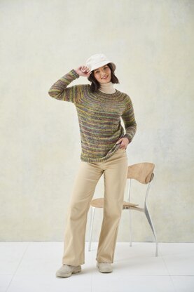 Sweaters in King Cole Homespun Prism DK - P5996 - Leaflet