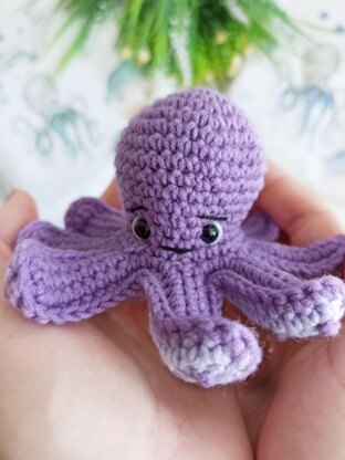 Octopus crochet pattern, easy crochet amigurumi octopus pattern