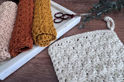 Slant Stitch Washcloth