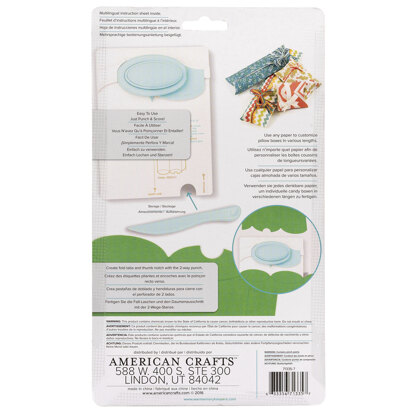 We R Memory Keepers Pillow Box Punch Board - 261792