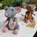 Roscoe the Rat - UK Terminology - Amigurumi