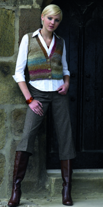 Waistcoat in Noro Silk Garden