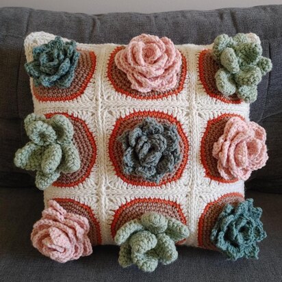 Succulent Pillow Cover