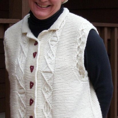 I "heart" Austria vest and cap - knitting pattern