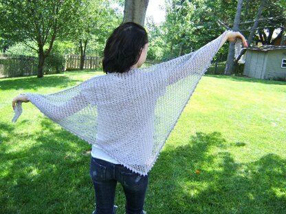 Easy Triangle Shawl or Scarf