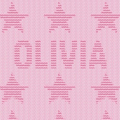 Knitting Pattern OLIVIA knit chunky newborn blanket