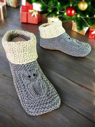 Owl Moccasin Slippers