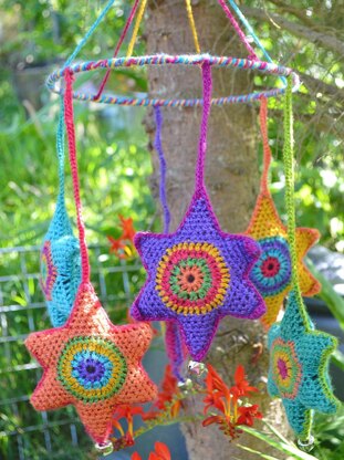 Wigglytuff's Crochet Star Mobile