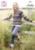 Ladies Sweaters Knitted in King Cole Autumn Chunky - 5811 - Downloadable PDF