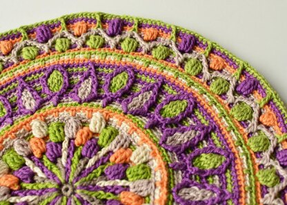 Dandelion Mandala Overlay Crochet