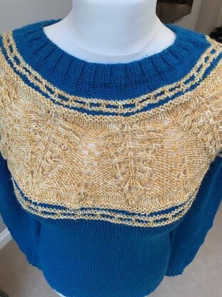 Gold Leaf Sweater