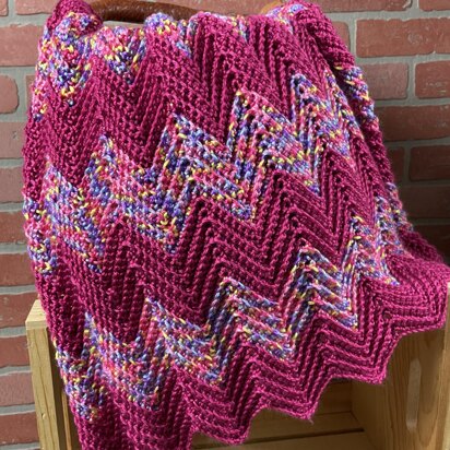 EASY Ripple Baby Blanket