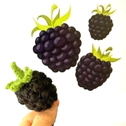 Crochet blackberry