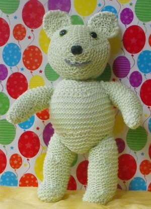 NURSERY TEDDY TOY KNITTING PATTERN - MADMONKEYKNITS