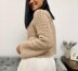 Crisscross stitch sweater