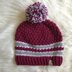 Mountain Ridge (puff stitch) Beanie