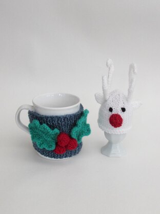 Noël Rudolph Tea Cosy, Egg Cosy and Mug Warmer Set