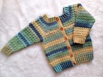 Oliver Raglan Cardi Pullover Child