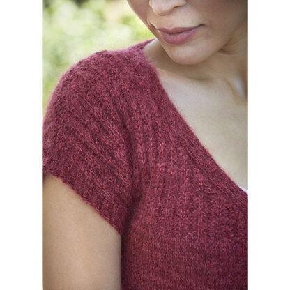 1025 Wheeler - Jumper Knitting Pattern for Women in Valley Yarns Southampton and Hatfield