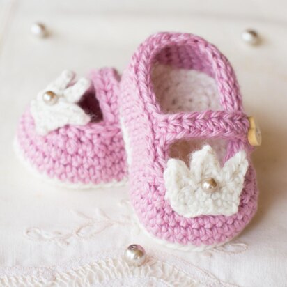 Princess Charlotte Baby Booties