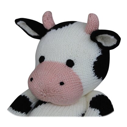 Cow (Knit a Teddy) Knitting pattern by Knitables | LoveCrafts