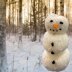 Three in 1 Snowman / Snowball Bauble