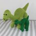 Cute Mother & Baby Dinosaur Toys