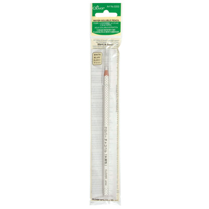 Clover Pencil: Water Soluble: White (3)