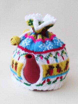 Fair Isle Jingle Bells Christmas Tea Cosy