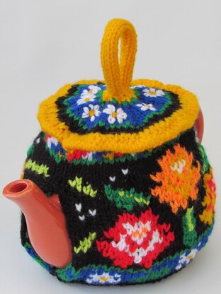Canal roses tea cosy