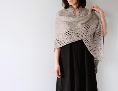 Ashley triangular shawl