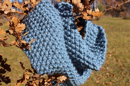 Winter Blues - Double Cowl / Eternal Scarf