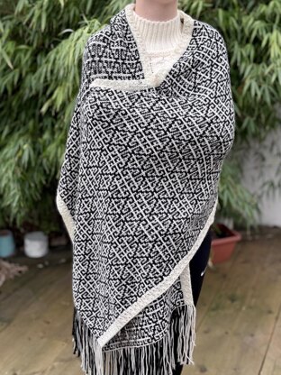 Midnight Mosaic Shawl