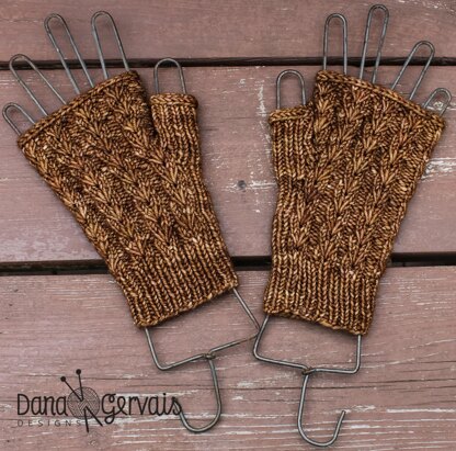 Caffeine Fingerless Mitts