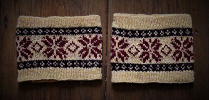 Snowflakes Boot Cuffs