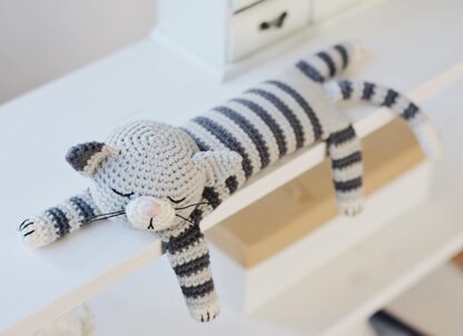 Sailor the Sleepy Cat Crochet Pattern
