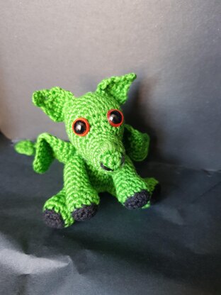 Crochet Dragon keyring/car accessory