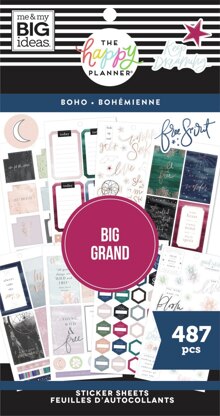 The Happy Planner Sticker Value Pack - Big Boho, 601/Pkg