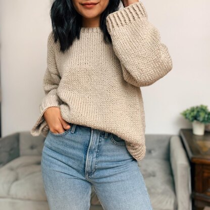 Easy knitted sweater Knitting pattern by KnitcroAddict