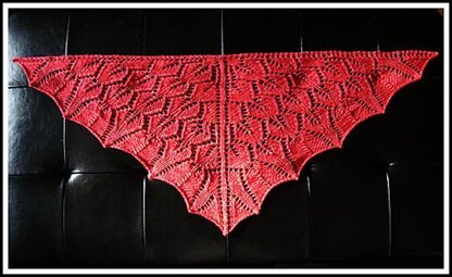 Flourish: A Knitted Triangle Shawl